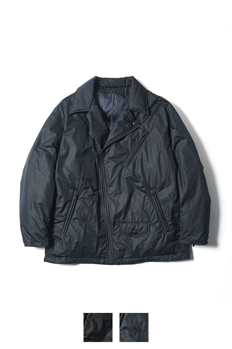 Porter Classic(ポータークラシック)SHEEN NYLON RIDERS DOWN JACKET シーンナイロンライダースダウンジャケット PC-015-2996