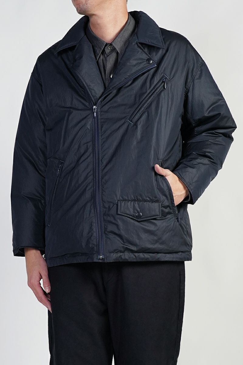 Porter Classic(ポータークラシック)SHEEN NYLON RIDERS DOWN JACKET シーンナイロンライダースダウンジャケット PC-015-2996 -1