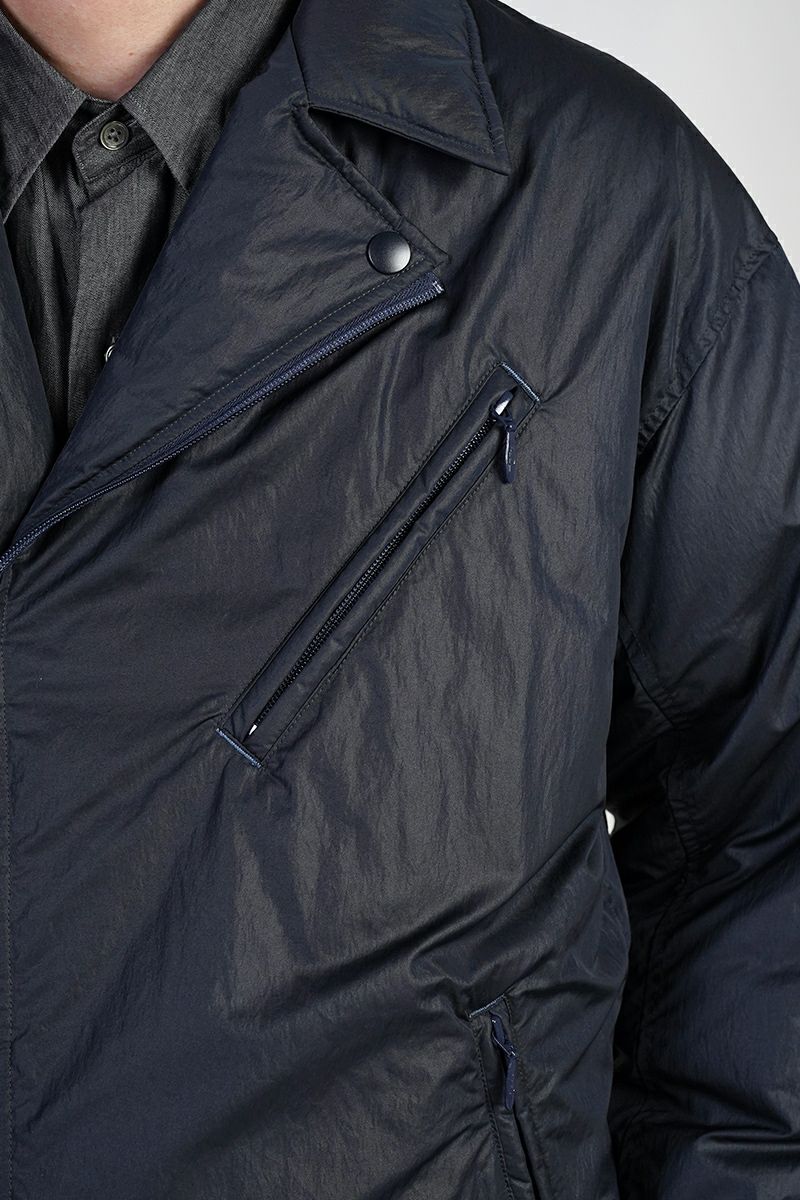 Porter Classic(ポータークラシック)SHEEN NYLON RIDERS DOWN JACKET シーンナイロンライダースダウンジャケット PC-015-2996 -4