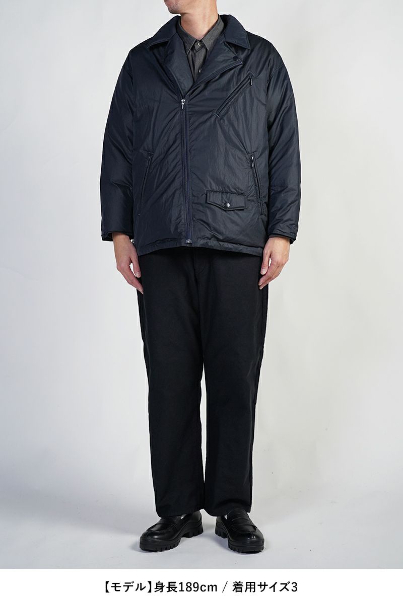 Porter Classic(ポータークラシック)SHEEN NYLON RIDERS DOWN JACKET シーンナイロンライダースダウンジャケット PC-015-2996 -7