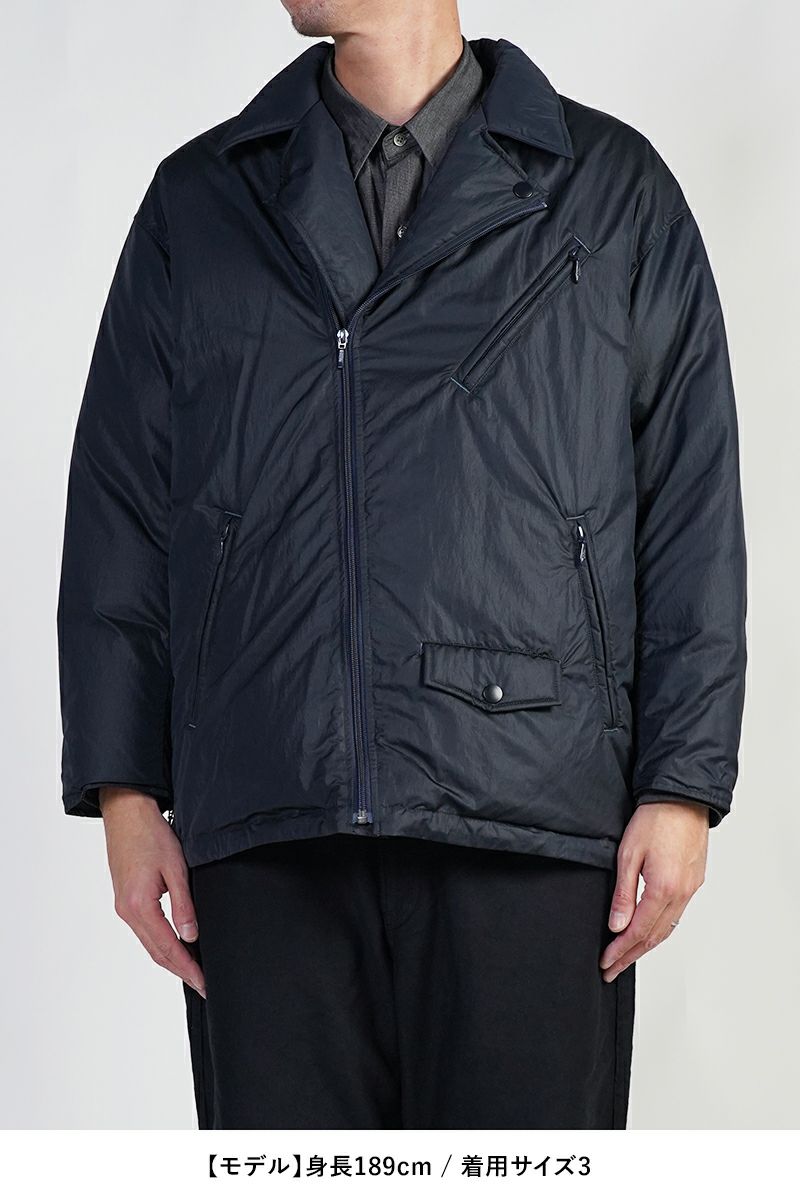 Porter Classic(ポータークラシック)SHEEN NYLON RIDERS DOWN JACKET シーンナイロンライダースダウンジャケット PC-015-2996 -9