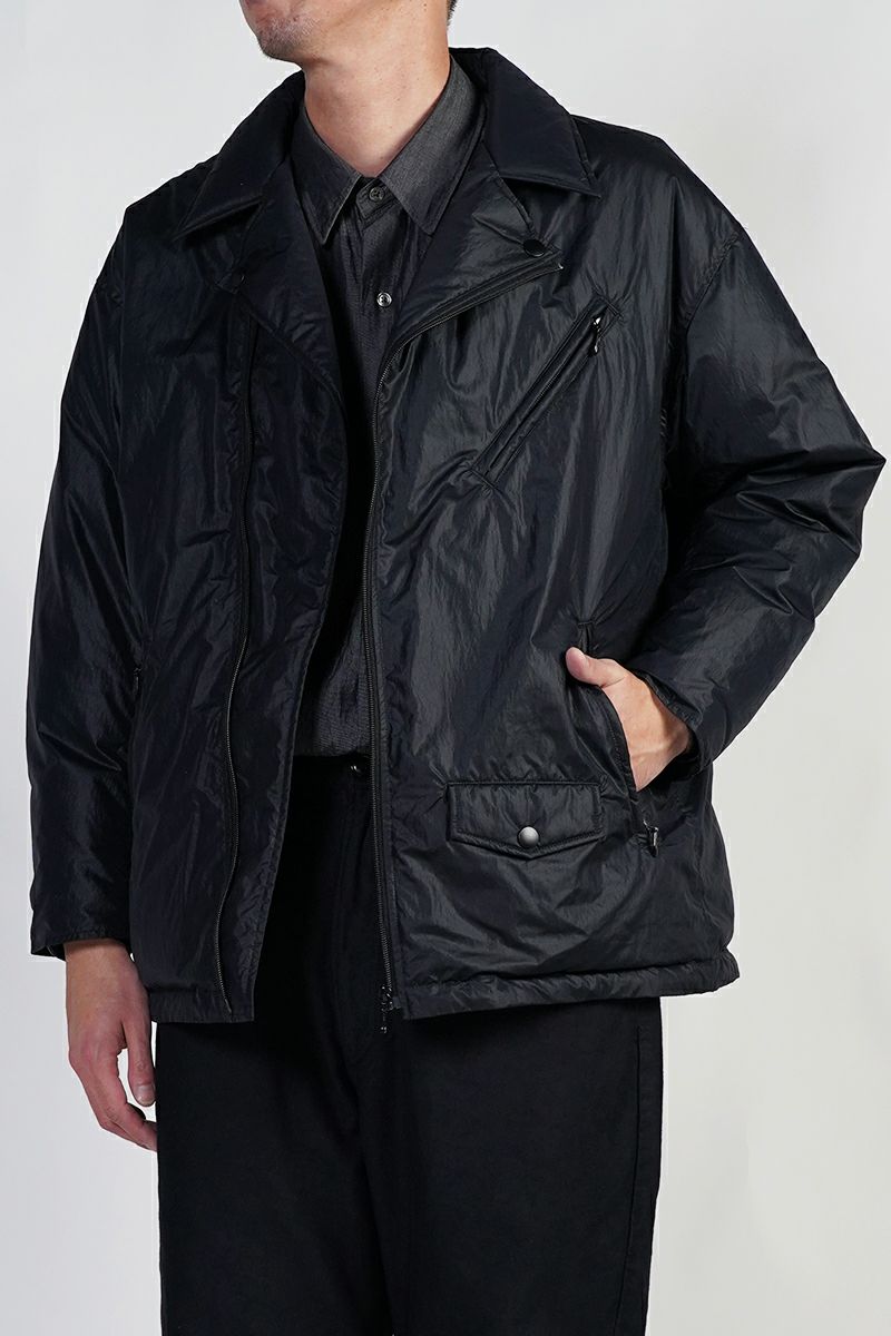 Porter Classic(ポータークラシック)SHEEN NYLON RIDERS DOWN JACKET シーンナイロンライダースダウンジャケット PC-015-2996 -10