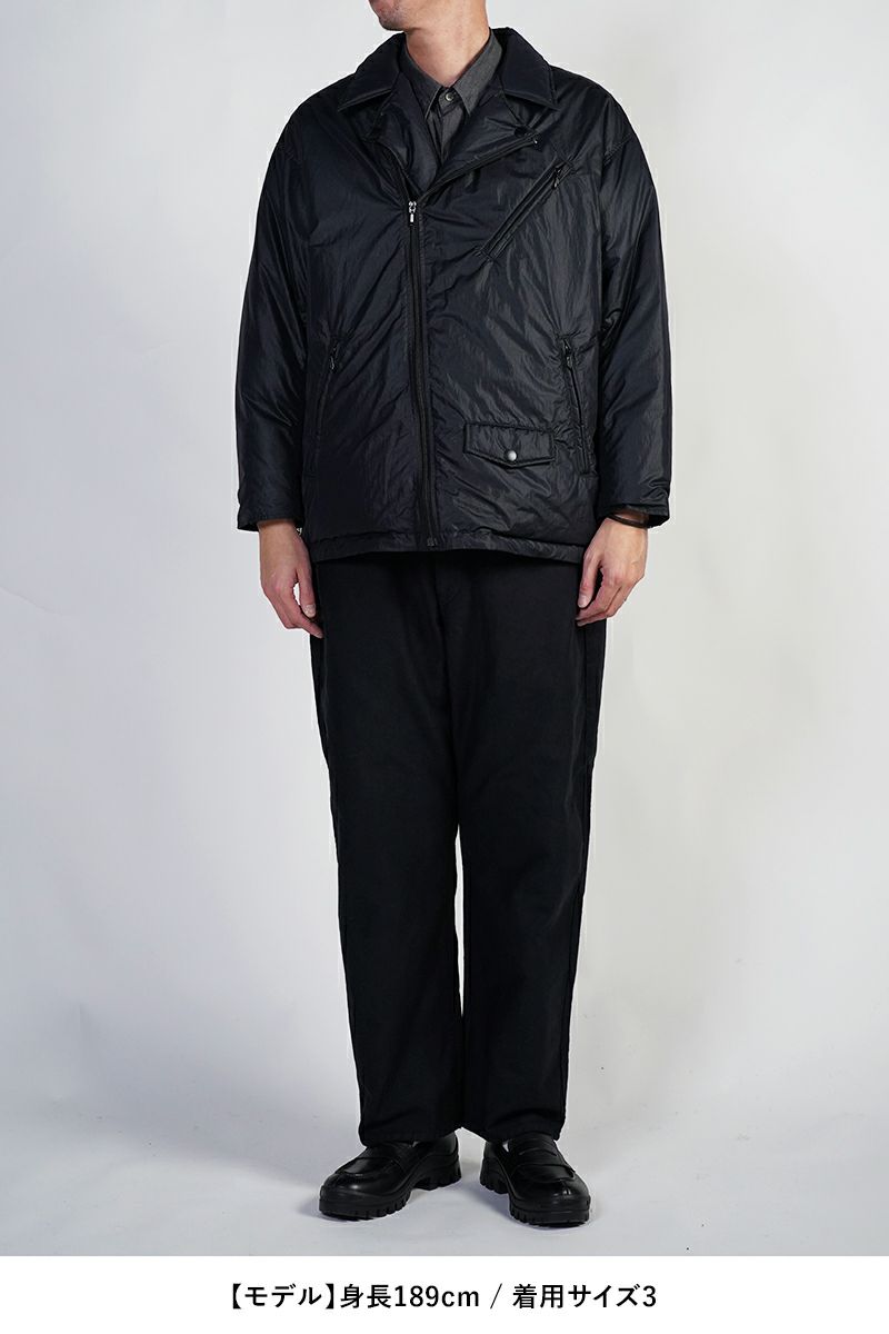 Porter Classic(ポータークラシック)SHEEN NYLON RIDERS DOWN JACKET シーンナイロンライダースダウンジャケット PC-015-2996 -11