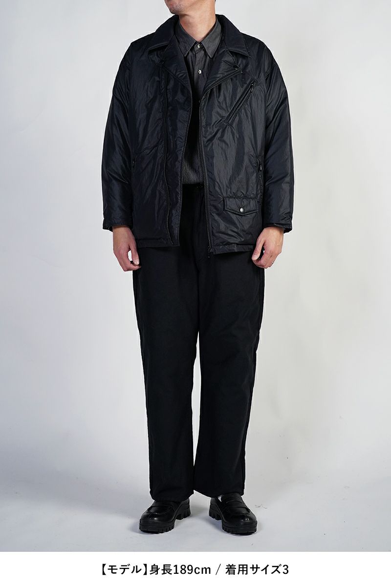 Porter Classic(ポータークラシック)SHEEN NYLON RIDERS DOWN JACKET シーンナイロンライダースダウンジャケット PC-015-2996 -12