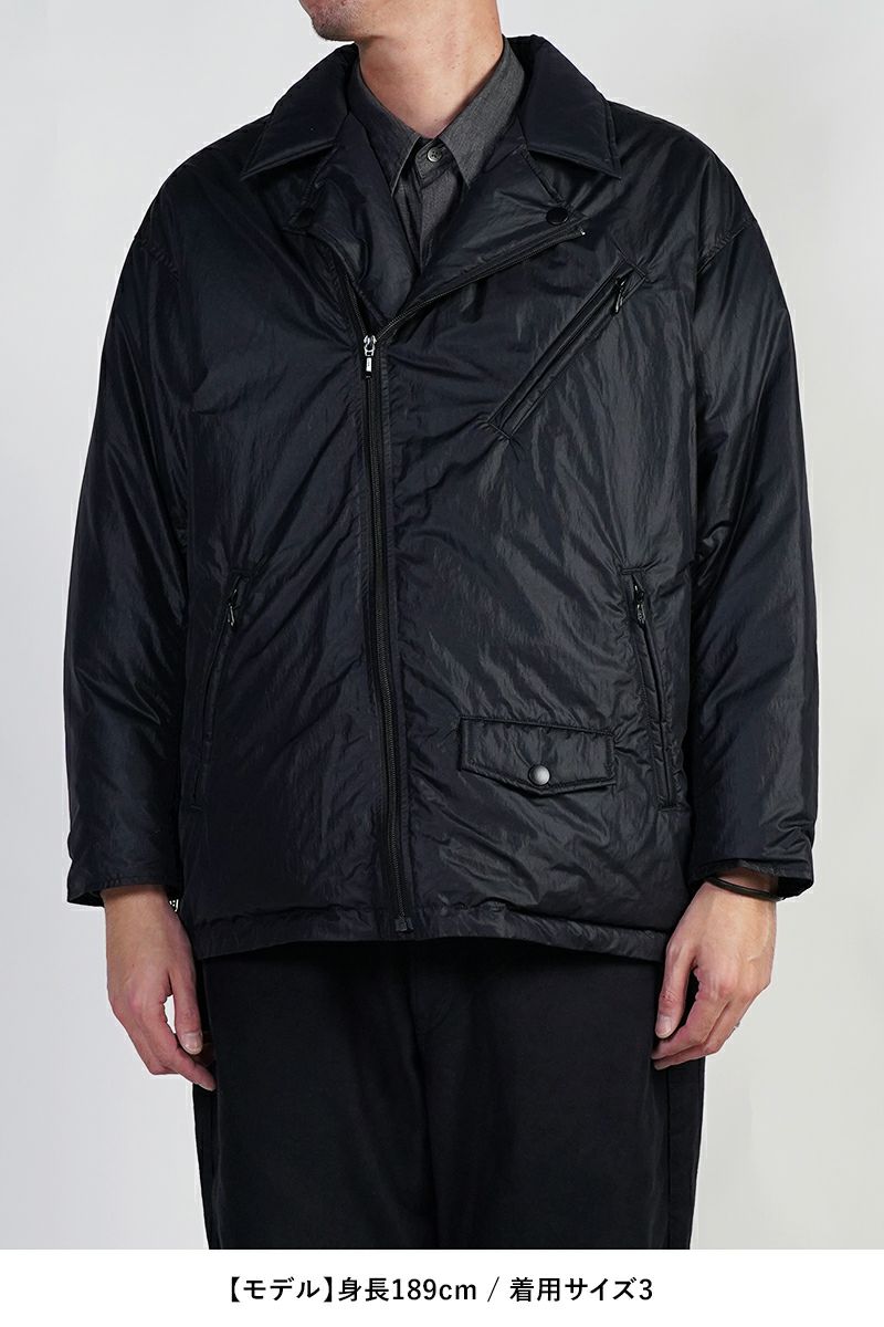 Porter Classic(ポータークラシック)SHEEN NYLON RIDERS DOWN JACKET シーンナイロンライダースダウンジャケット PC-015-2996 -14