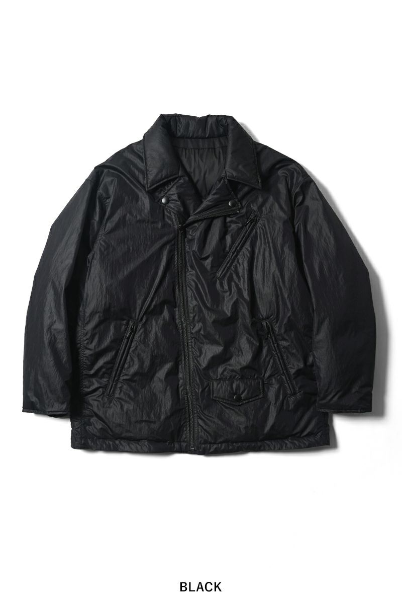 Porter Classic(ポータークラシック)SHEEN NYLON RIDERS DOWN JACKET シーンナイロンライダースダウンジャケット PC-015-2996 -23