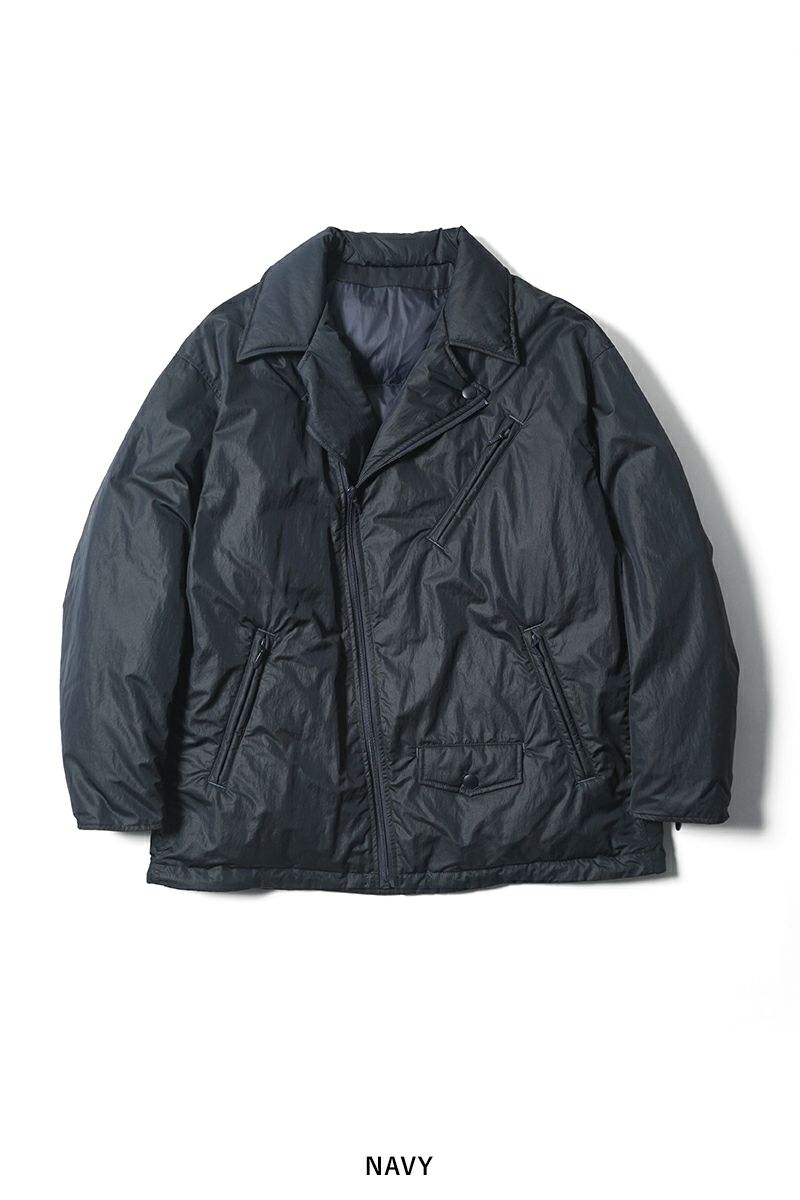 Porter Classic(ポータークラシック)SHEEN NYLON RIDERS DOWN JACKET シーンナイロンライダースダウンジャケット PC-015-2996 -24