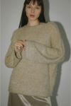 MANOF(マノフ)SHAGGY LAME KNIT TOPS シャギーラメニットトップス 87106-2112 -5