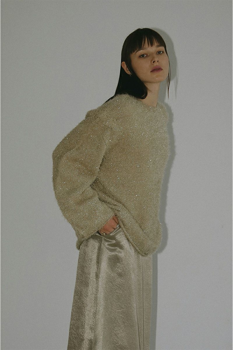 MANOF(マノフ)SHAGGY LAME KNIT TOPS シャギーラメニットトップス 87106-2112 -6