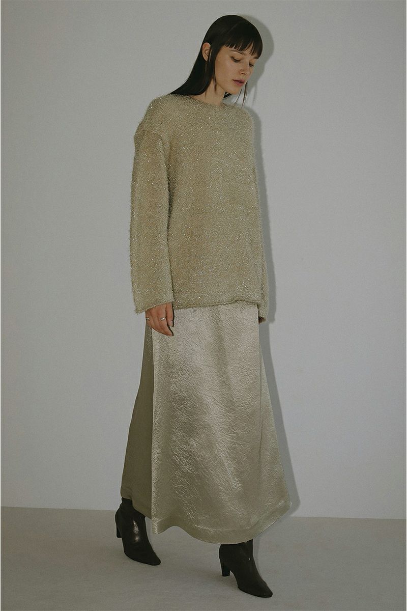 MANOF(マノフ)SHAGGY LAME KNIT TOPS シャギーラメニットトップス 87106-2112 -8