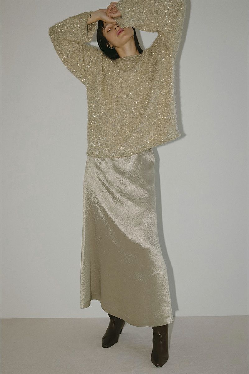 MANOF(マノフ)SHAGGY LAME KNIT TOPS シャギーラメニットトップス 87106-2112 -9