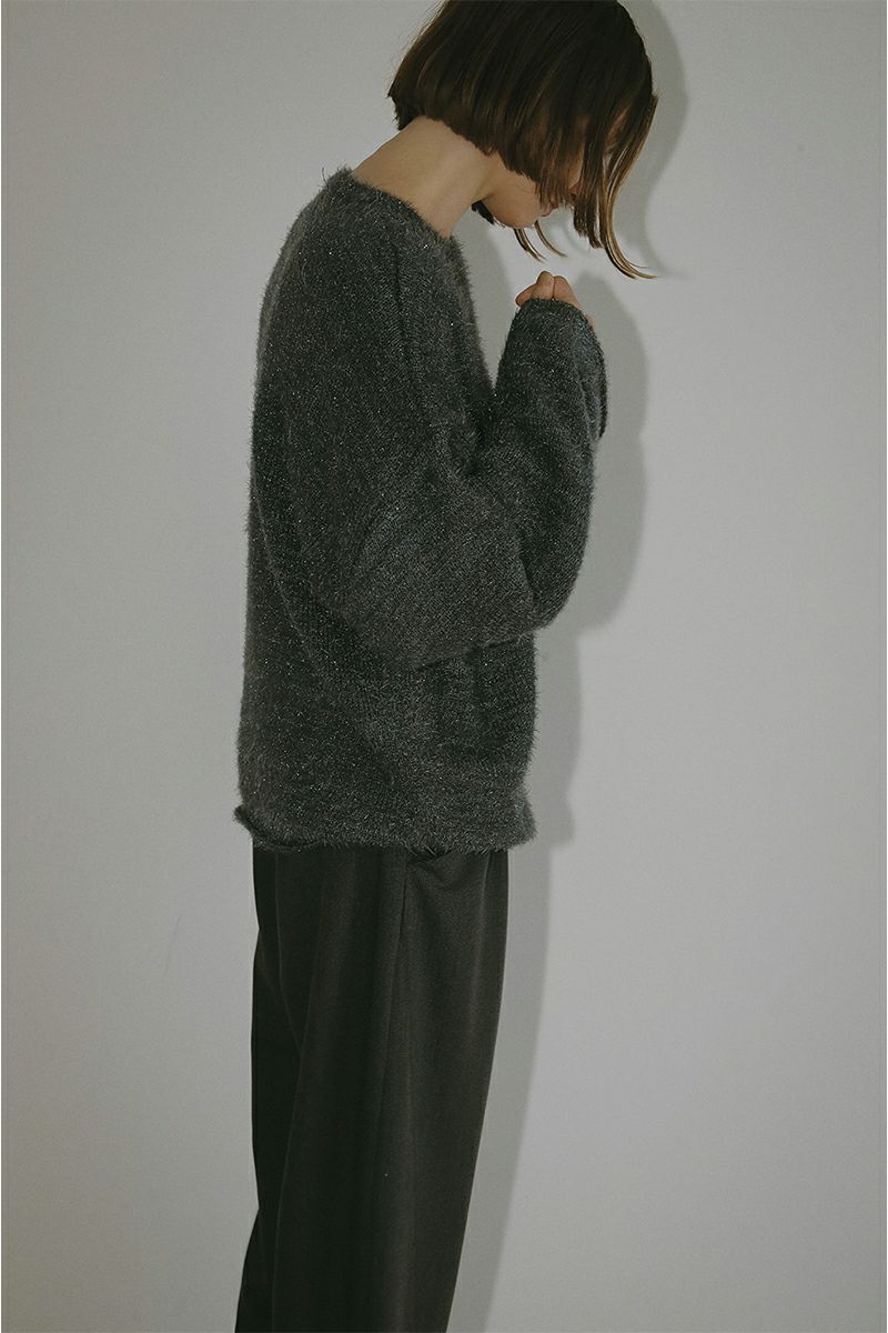 MANOF(マノフ)SHAGGY LAME KNIT TOPS シャギーラメニットトップス 87106-2112 -12