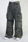 FACCIES(ファッチーズ)MULTI-POCKET DENIM CARGO マルチポケットデニムカーゴパンツ F24W03009 -1