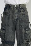 FACCIES(ファッチーズ)MULTI-POCKET DENIM CARGO マルチポケットデニムカーゴパンツ F24W03009 -2