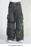 FACCIES(ファッチーズ)MULTI-POCKET DENIM CARGO マルチポケットデニムカーゴパンツ F24W03009 -9