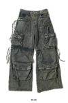 FACCIES(ファッチーズ)MULTI-POCKET DENIM CARGO マルチポケットデニムカーゴパンツ F24W03009 -25