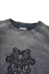 KAMIYA(カミヤ)Embroidery Breached Pullover 刺繍ブリーチスウェットシャツ G13P0067 -16