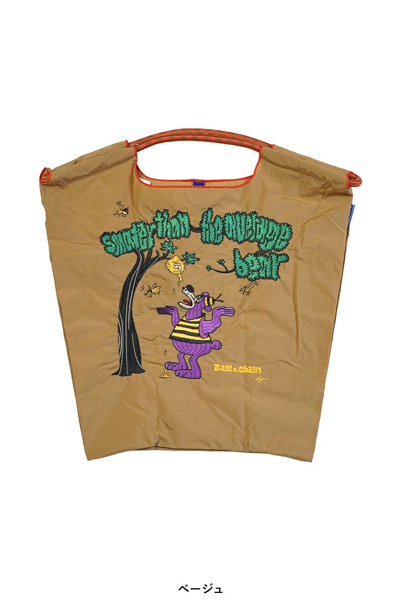 Ball & Chain(ボールアンドチェーン)HONY&BEAR (M) ハニーアンドベアー ショッピングバック トートバッグ 314007 -5