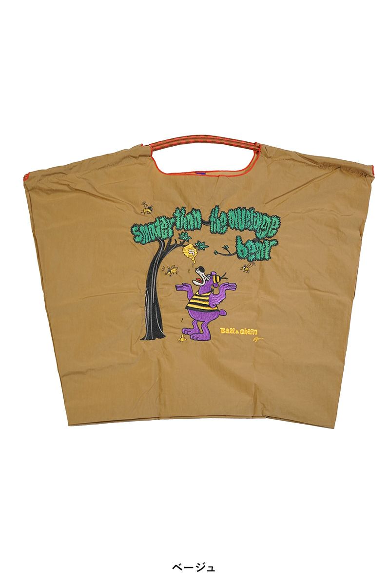 Ball & Chain(ボールアンドチェーン)HONY&BEAR (L) ハニーアンドベアー ショッピングバック トートバッグ 314107 -5