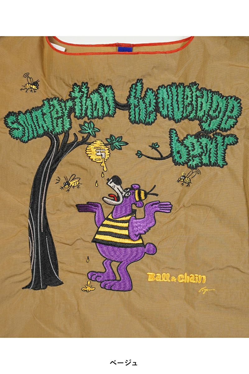 Ball & Chain(ボールアンドチェーン)HONY&BEAR (L) ハニーアンドベアー ショッピングバック トートバッグ 314107 -6