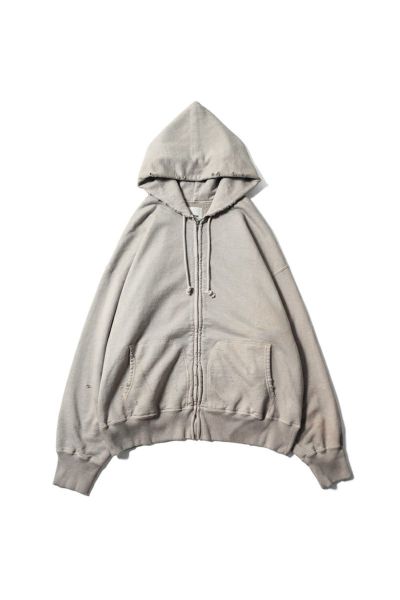 BOWWOW(バウワウ)ZIP SWEAT HOODIE AGING ジップスウェットフーディー エイジング BW242-ZSHA
