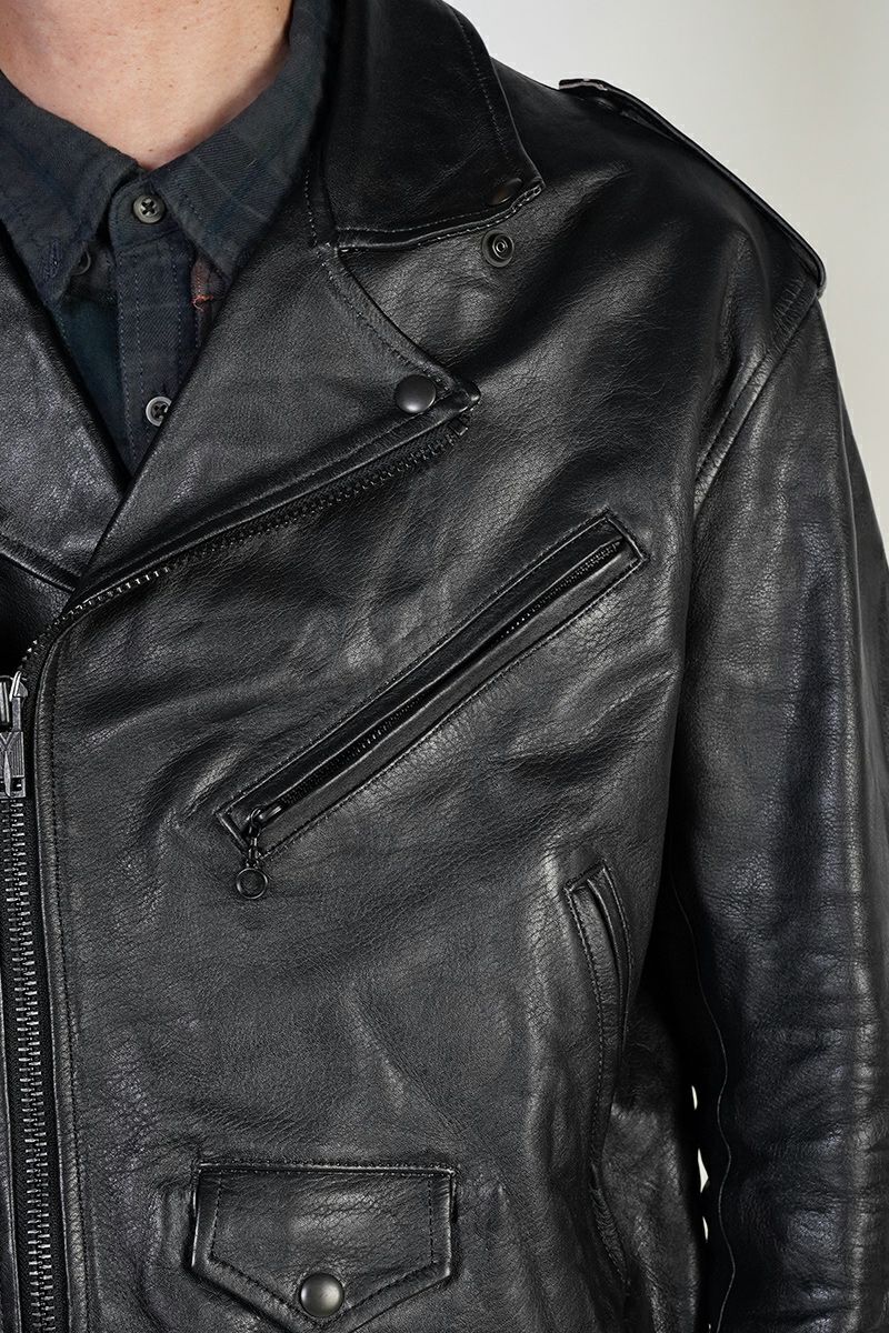 Rafu(ラフ)blackmeans × Rafu ブラックミーンズ×ラフ ライダースジャケット RAFU045 -3