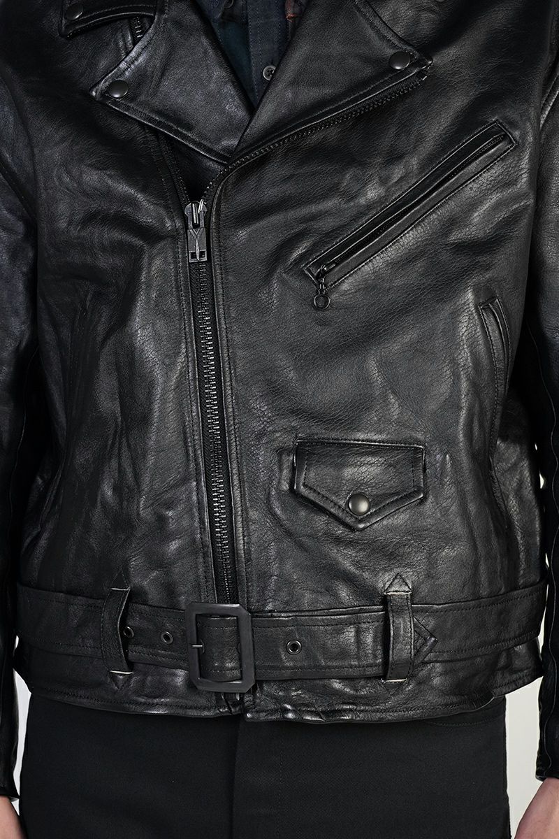 Rafu(ラフ)blackmeans × Rafu ブラックミーンズ×ラフ ライダースジャケット RAFU045 -4