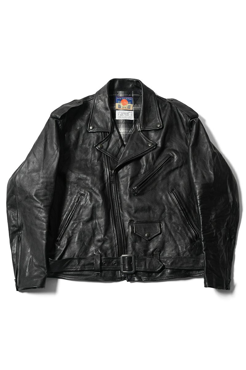 Rafu(ラフ)blackmeans × Rafu ブラックミーンズ×ラフ ライダースジャケット RAFU045 -11