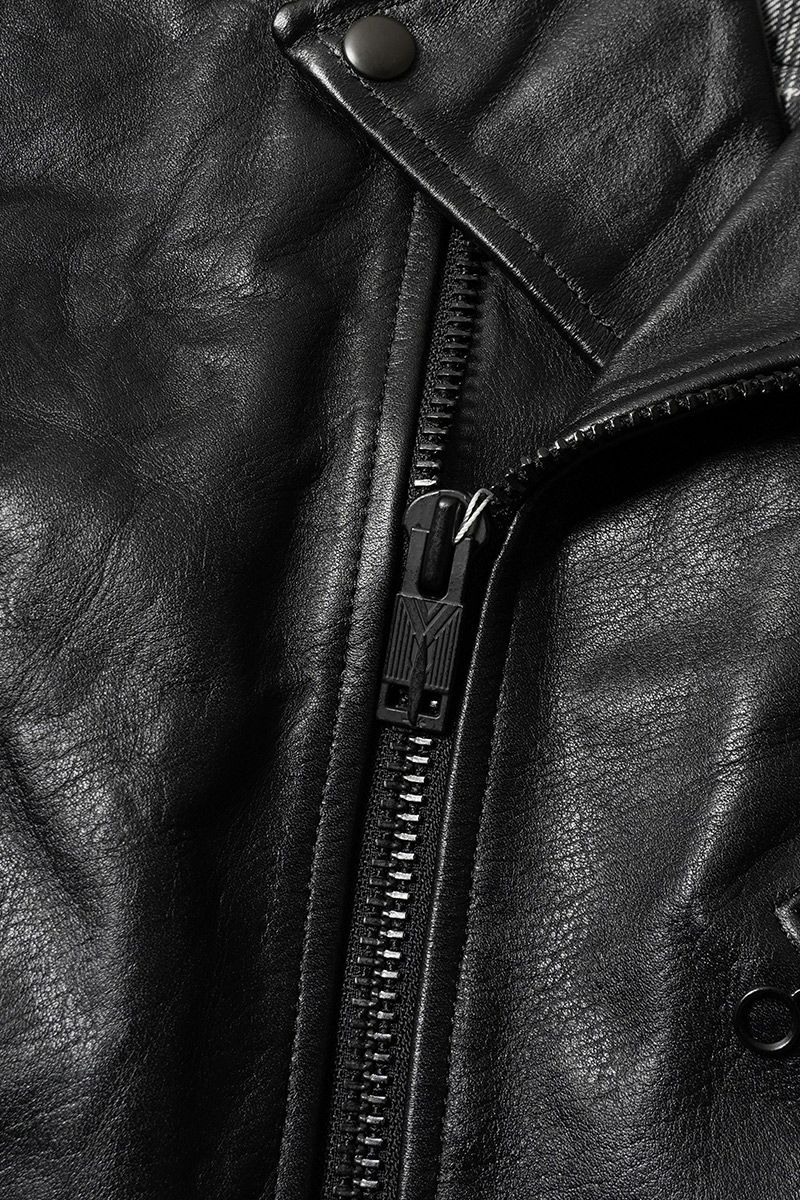 Rafu(ラフ)blackmeans × Rafu ブラックミーンズ×ラフ ライダースジャケット RAFU045 -14