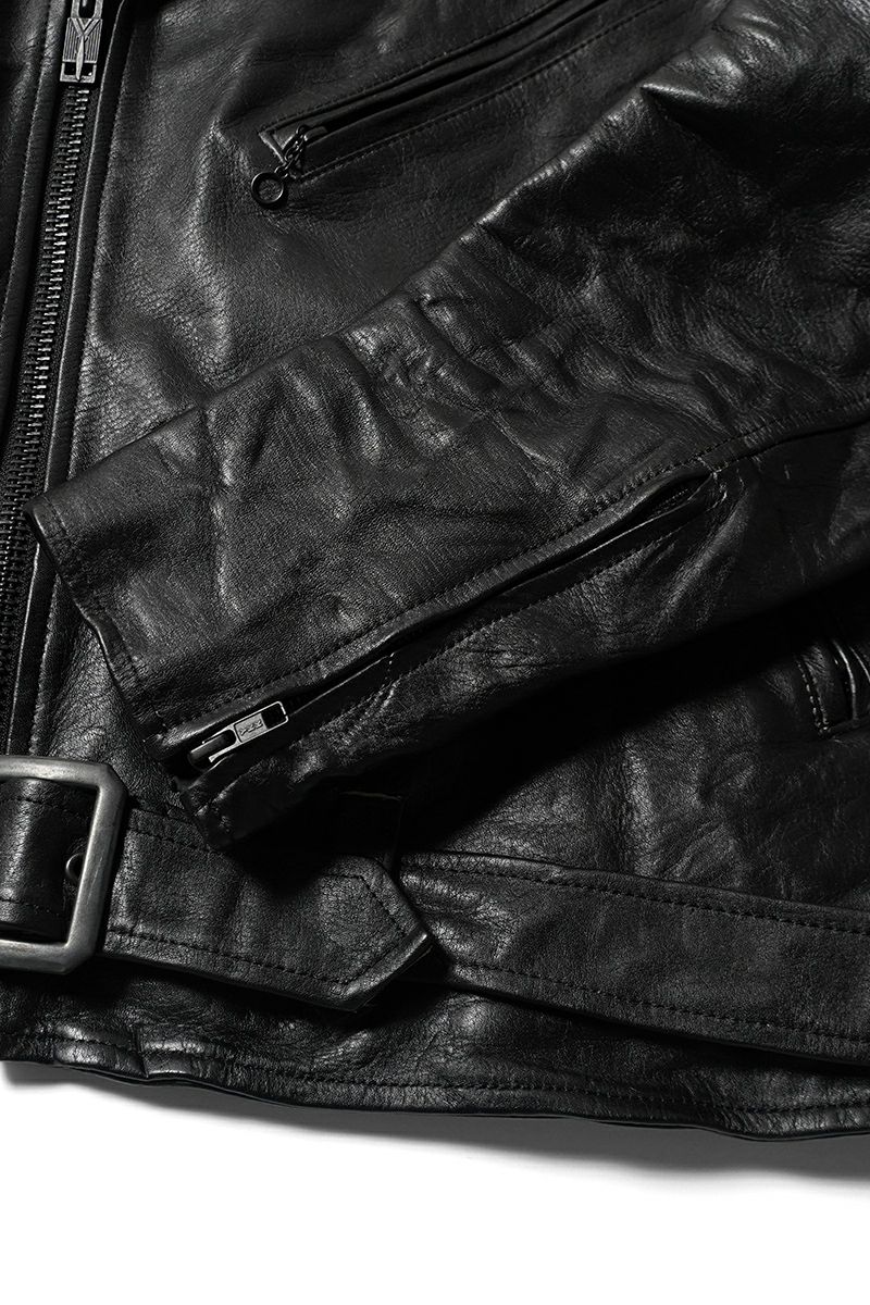 Rafu(ラフ)blackmeans × Rafu ブラックミーンズ×ラフ ライダースジャケット RAFU045 -16