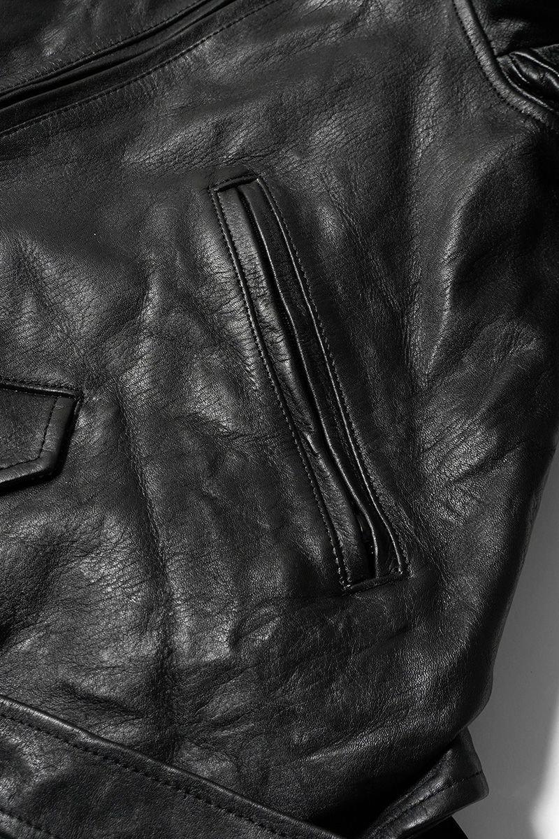 Rafu(ラフ)blackmeans × Rafu ブラックミーンズ×ラフ ライダースジャケット RAFU045 -17