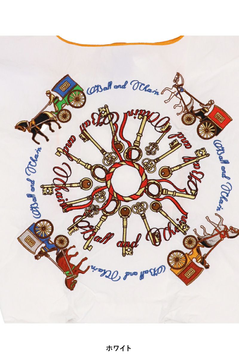 Ball & Chain(ボールアンドチェーン)KEY & CARRIAGE (L) キーアンドキャリッジL ショッピングバック トートバッグ 301138 -6