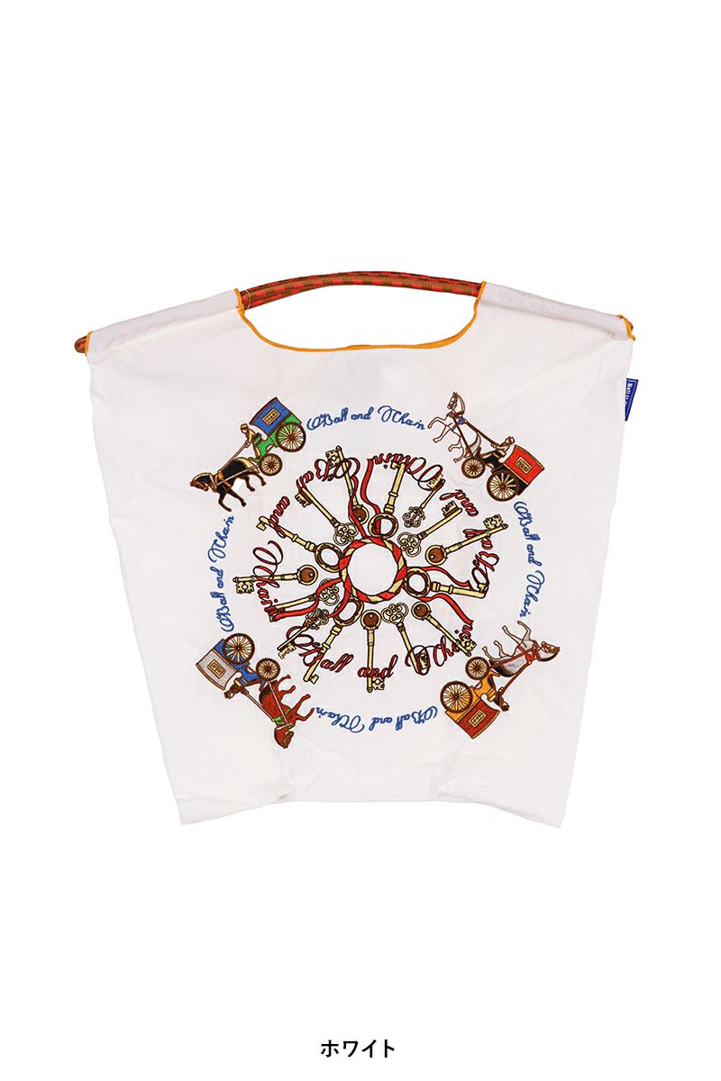 Ball & Chain(ボールアンドチェーン)KEY & CARRIAGE (M) キーアンドキャリッジM ショッピングバック トートバッグ 301038 -5