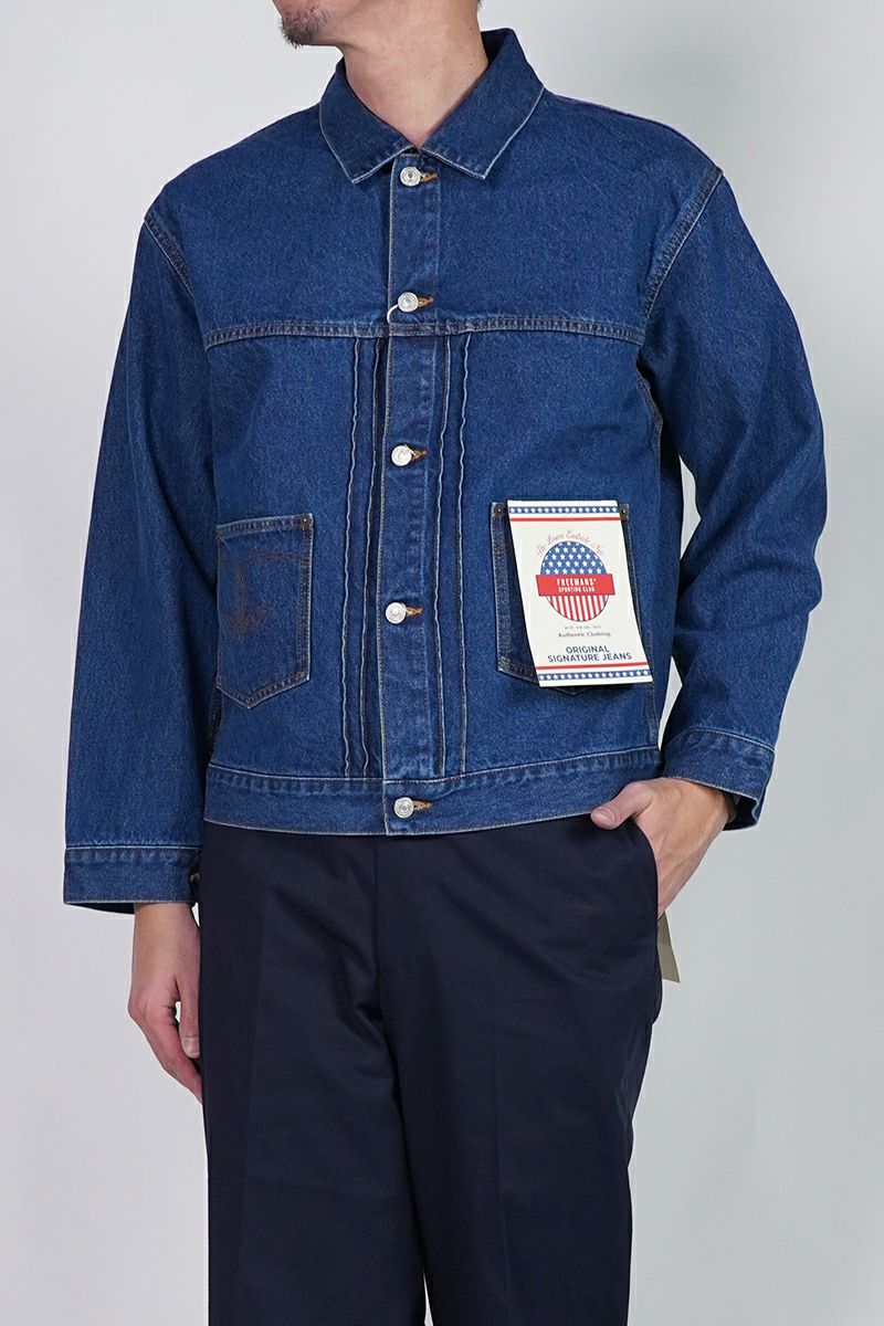 FREEMANS SPORTING CLUB(フリーマンズ スポーティング クラブ)LONGRIDGE JEAN JACKET ロングリッジデニムジャケット FY243JKA01 -1