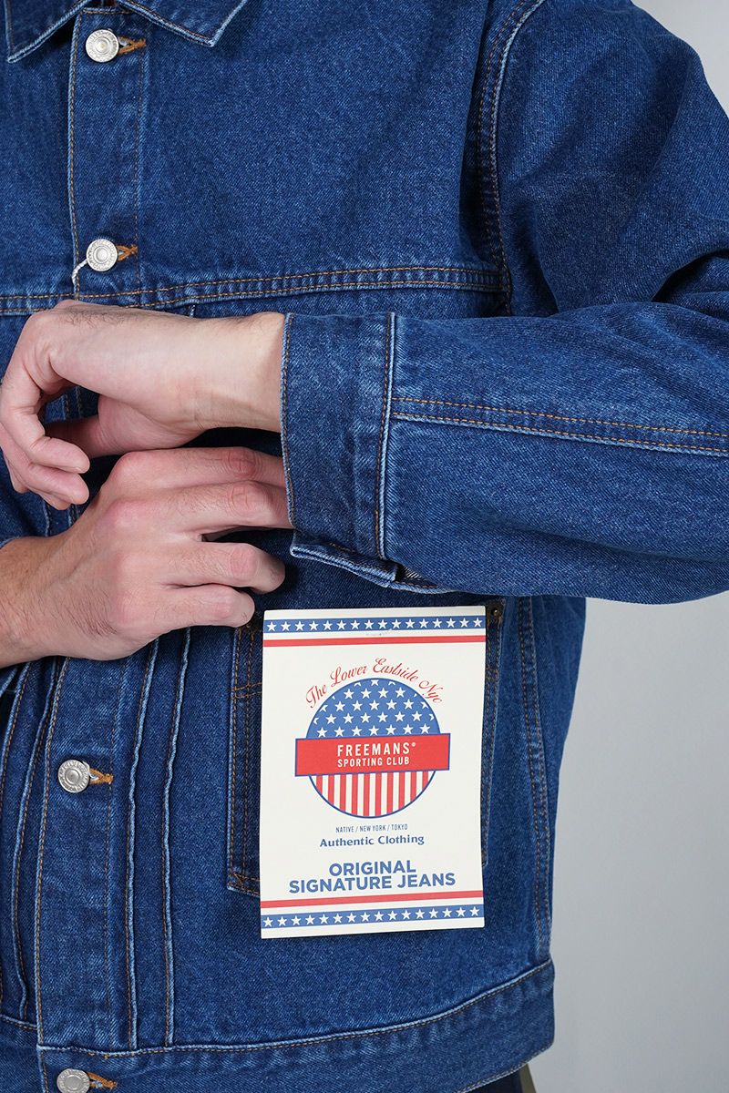 FREEMANS SPORTING CLUB(フリーマンズ スポーティング クラブ)LONGRIDGE JEAN JACKET ロングリッジデニムジャケット FY243JKA01 -4