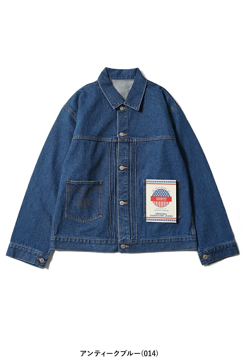 FREEMANS SPORTING CLUB(フリーマンズ スポーティング クラブ)LONGRIDGE JEAN JACKET ロングリッジデニムジャケット FY243JKA01 -28