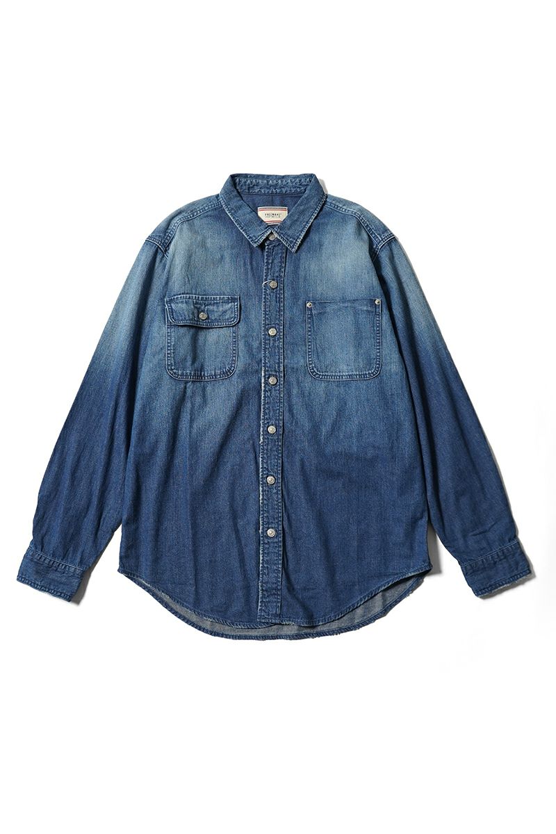 FREEMANS SPORTING CLUB(フリーマンズ スポーティング クラブ)GREAT JONES JEAN SHIRT グレートジョーンズジーンズシャツ FY243LSA01