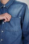 FREEMANS SPORTING CLUB(フリーマンズ スポーティング クラブ)GREAT JONES JEAN SHIRT グレートジョーンズジーンズシャツ FY243LSA01 -3