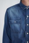 FREEMANS SPORTING CLUB(フリーマンズ スポーティング クラブ)GREAT JONES JEAN SHIRT グレートジョーンズジーンズシャツ FY243LSA01 -4