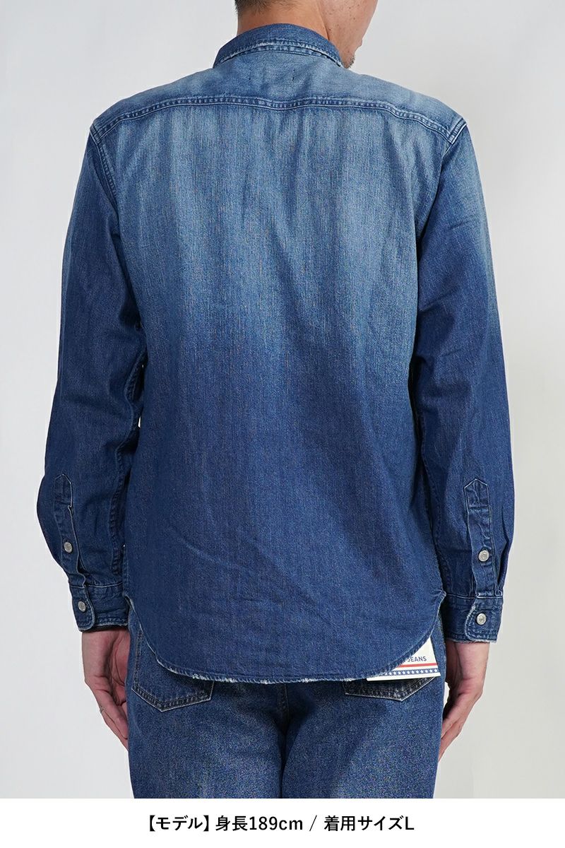 FREEMANS SPORTING CLUB(フリーマンズ スポーティング クラブ)GREAT JONES JEAN SHIRT グレートジョーンズジーンズシャツ FY243LSA01 -10