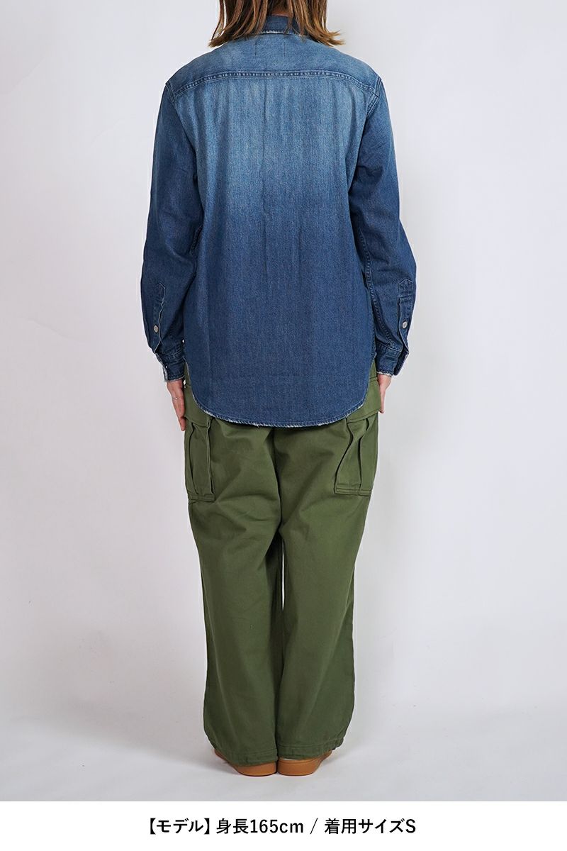 FREEMANS SPORTING CLUB(フリーマンズ スポーティング クラブ)GREAT JONES JEAN SHIRT グレートジョーンズジーンズシャツ FY243LSA01 -13