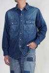 FREEMANS SPORTING CLUB(フリーマンズ スポーティング クラブ)HOOK CREEK JEAN SHIRTS フッククリークデニムシャツ FY243LSB01 -1