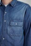 FREEMANS SPORTING CLUB(フリーマンズ スポーティング クラブ)HOOK CREEK JEAN SHIRTS フッククリークデニムシャツ FY243LSB01 -3