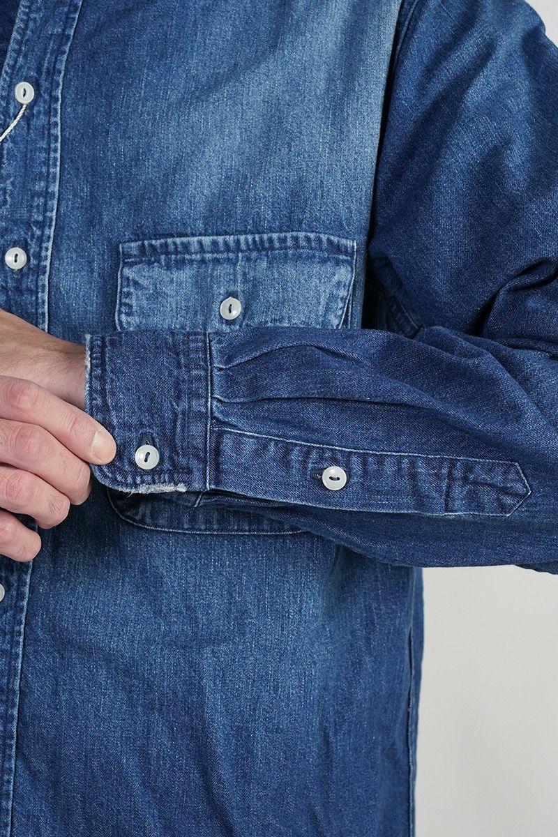 FREEMANS SPORTING CLUB(フリーマンズ スポーティング クラブ)HOOK CREEK JEAN SHIRTS フッククリークデニムシャツ FY243LSB01 -4