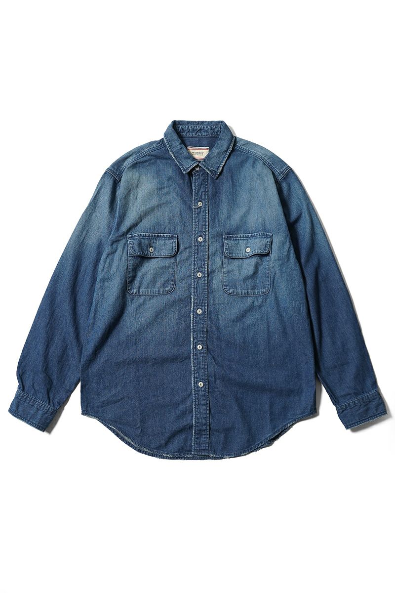 FREEMANS SPORTING CLUB(フリーマンズ スポーティング クラブ)HOOK CREEK JEAN SHIRTS フッククリークデニムシャツ FY243LSB01 -15