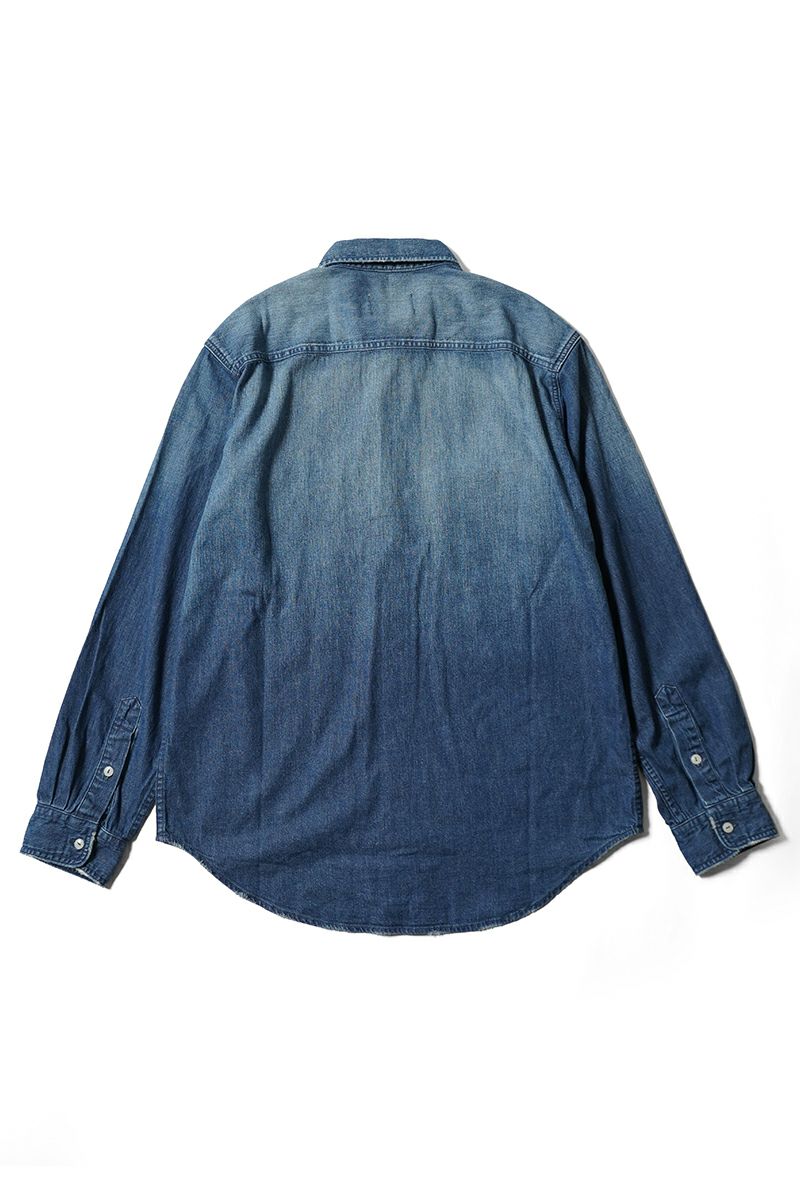 FREEMANS SPORTING CLUB(フリーマンズ スポーティング クラブ)HOOK CREEK JEAN SHIRTS フッククリークデニムシャツ FY243LSB01 -16