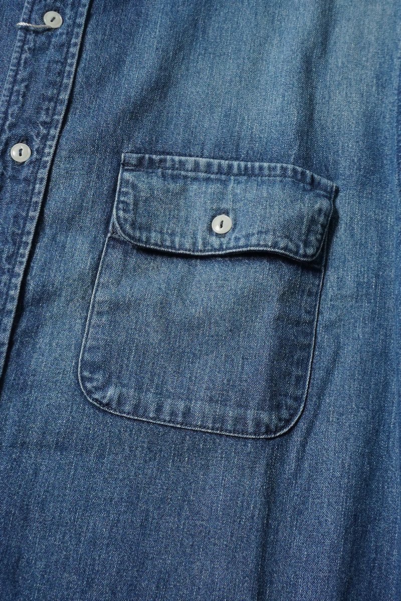 FREEMANS SPORTING CLUB(フリーマンズ スポーティング クラブ)HOOK CREEK JEAN SHIRTS フッククリークデニムシャツ FY243LSB01 -18