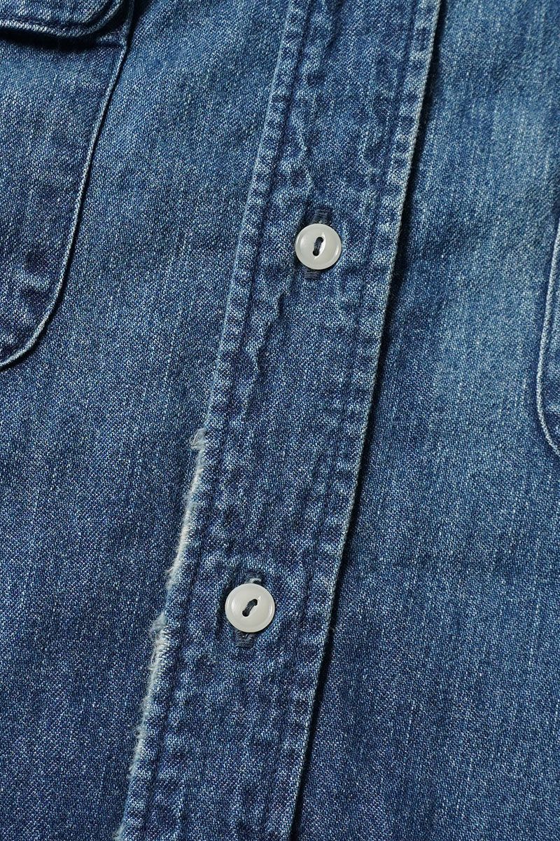 FREEMANS SPORTING CLUB(フリーマンズ スポーティング クラブ)HOOK CREEK JEAN SHIRTS フッククリークデニムシャツ FY243LSB01 -19