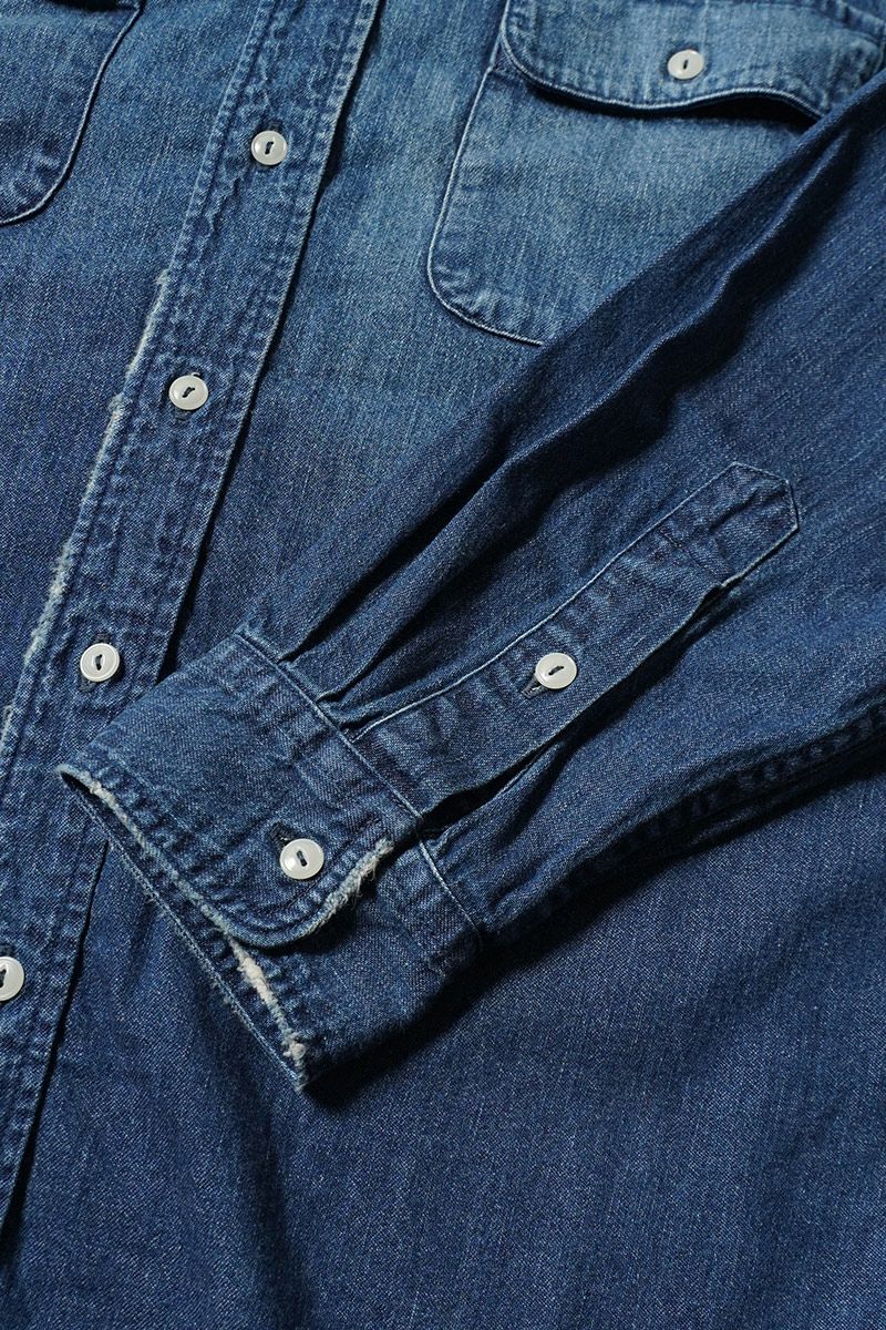 FREEMANS SPORTING CLUB(フリーマンズ スポーティング クラブ)HOOK CREEK JEAN SHIRTS フッククリークデニムシャツ FY243LSB01 -21