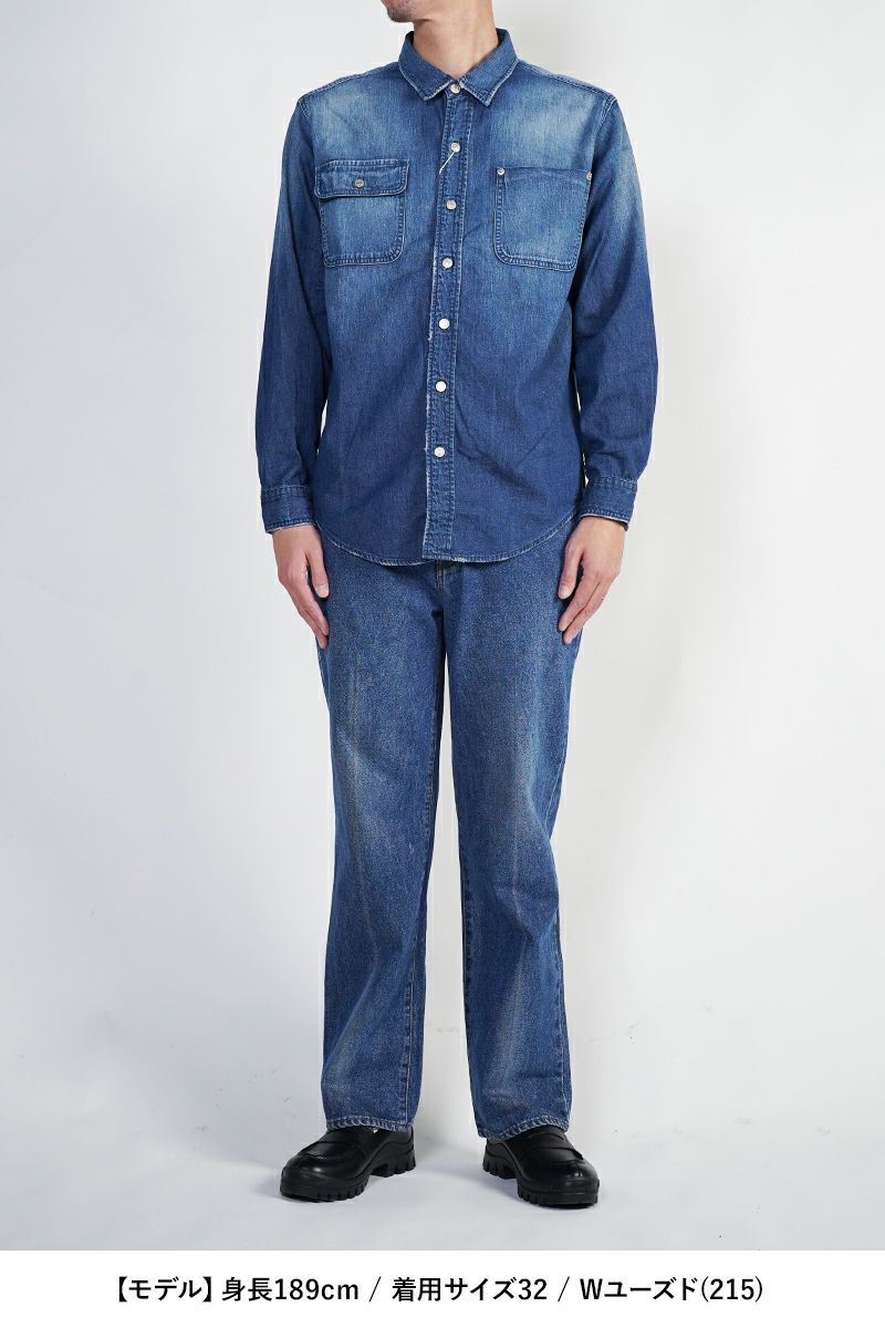 FREEMANS SPORTING CLUB(フリーマンズ スポーティング クラブ)ROSEDALE JEANS STRAIGHT ローズデールジーンズストレートパンツ FY243PTA01 -5